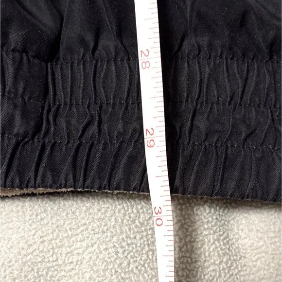 Nike Therma Fit Black Cream Reversible Zip Jacket Vintage Warm Layer - Picture 6 of 6